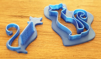 3D geprint koekvormpje